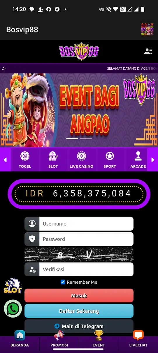 Screenshot Bosvip88 APK v13.9