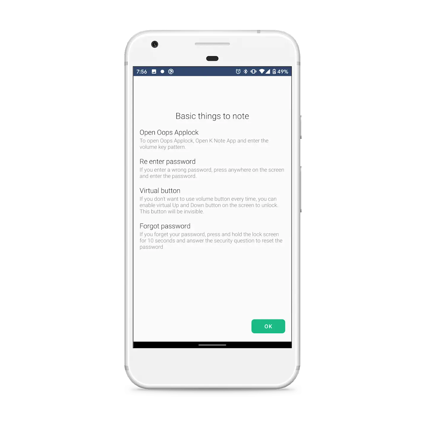 Screenshot Oops AppLock APK v3.3.0 untuk Android